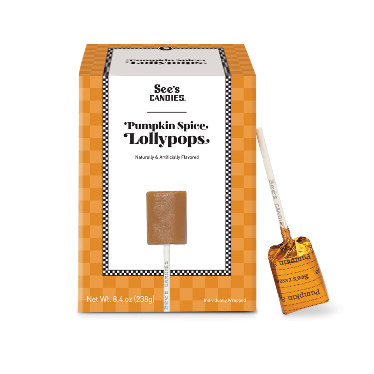 Pumpkin Spice Lollypops